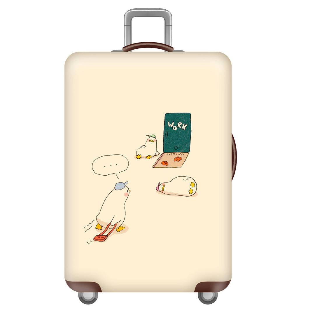 Women’s Hardshell Luggage with Creative Cartoon Design Bowlift