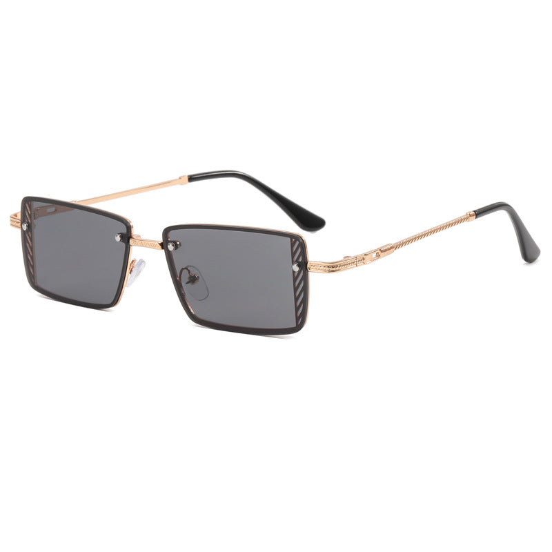 Ladies Elegant Square Sunglasses with Refined Frame Accents Bowlift