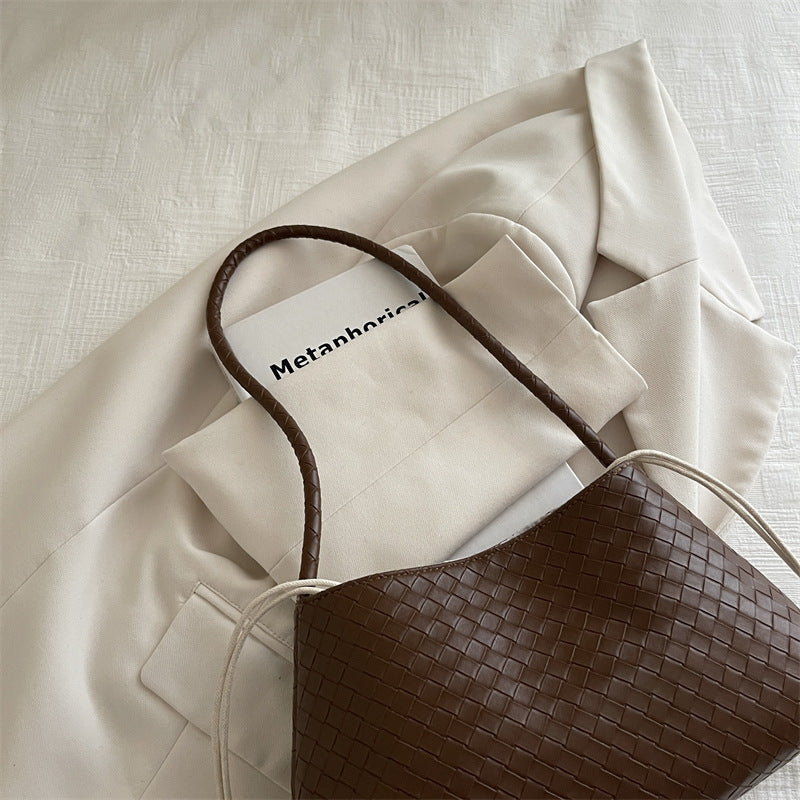 Woven Textured Handbag