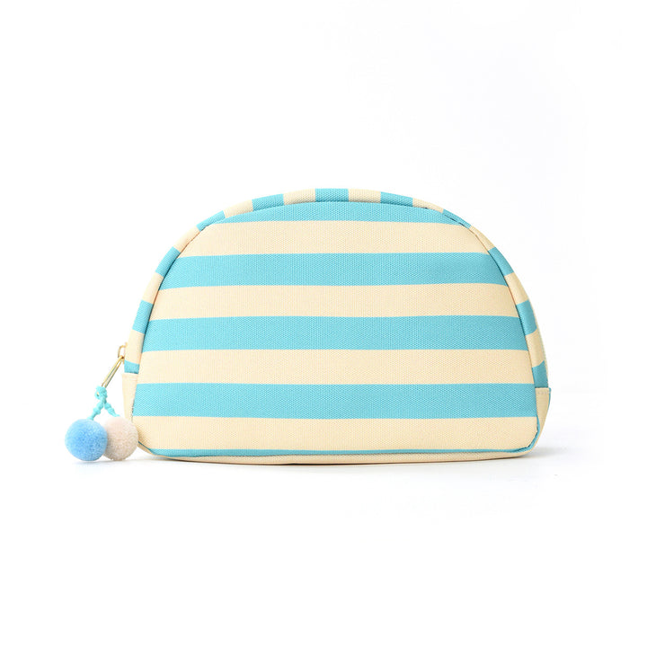 Cosmetic organizer with stylish striped pattern Bowlift