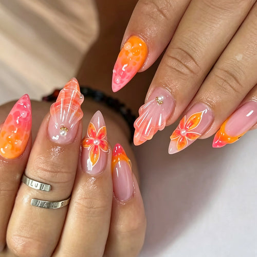 Decorative Gel Nail Tips Bowlift