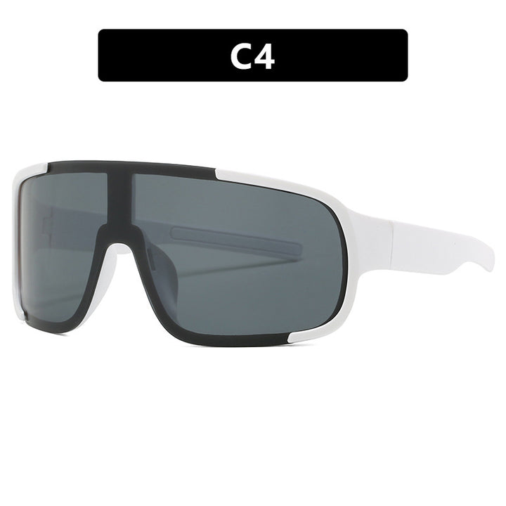 Women's sporty UV protection sunglasses with wide, aerodynamic shape Bowlift