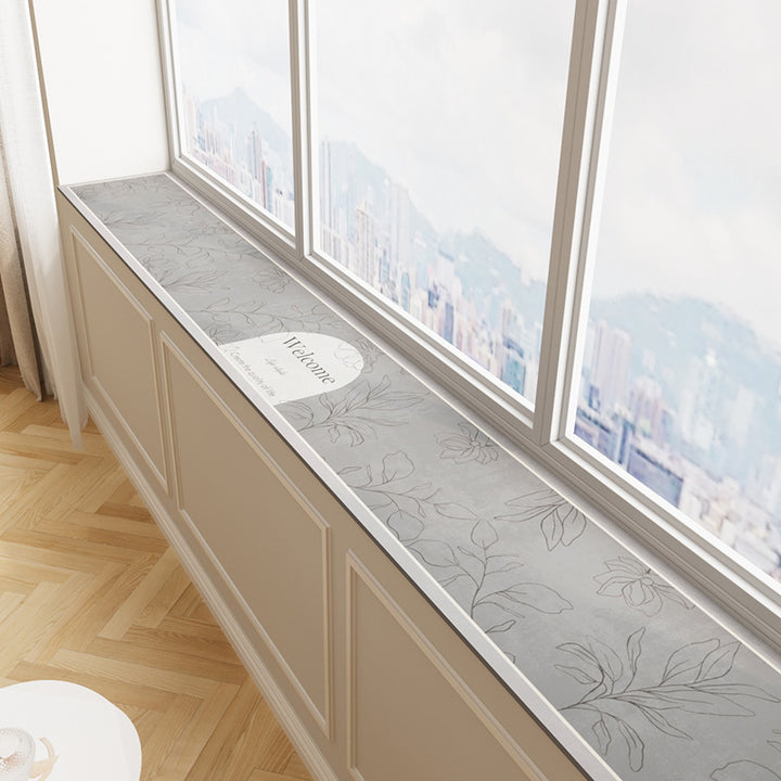 Floral Pattern Decorative Window Sill Mat Bowlift