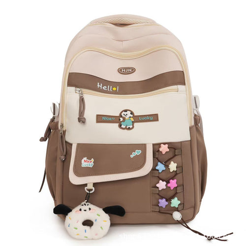 Playful Character Design School Backpack Bowlift