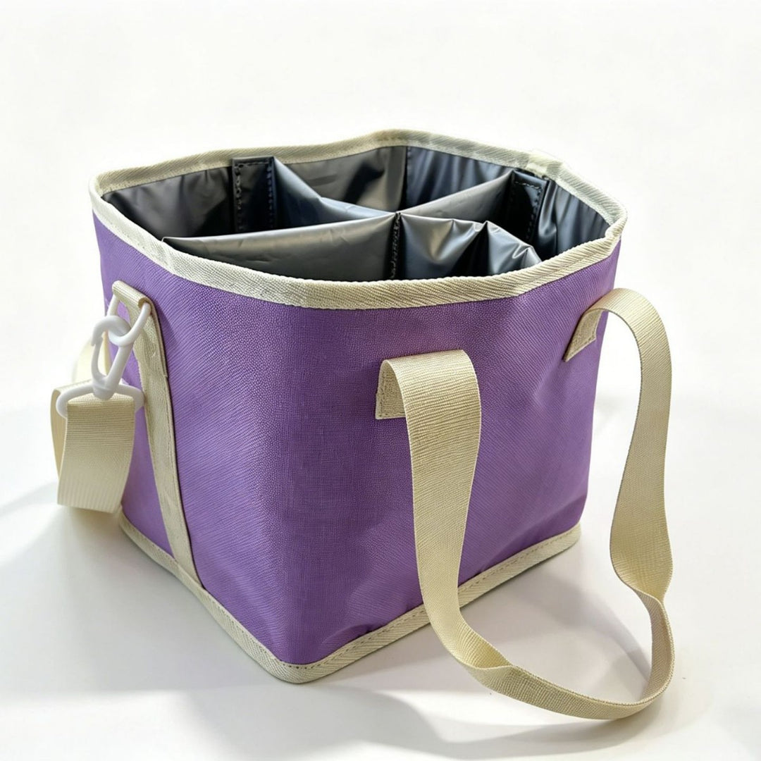 Insulated cooler bag with multiple compartments Bowlift