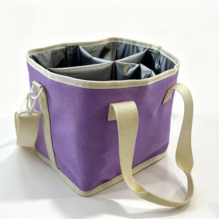 Insulated cooler bag with multiple compartments Bowlift