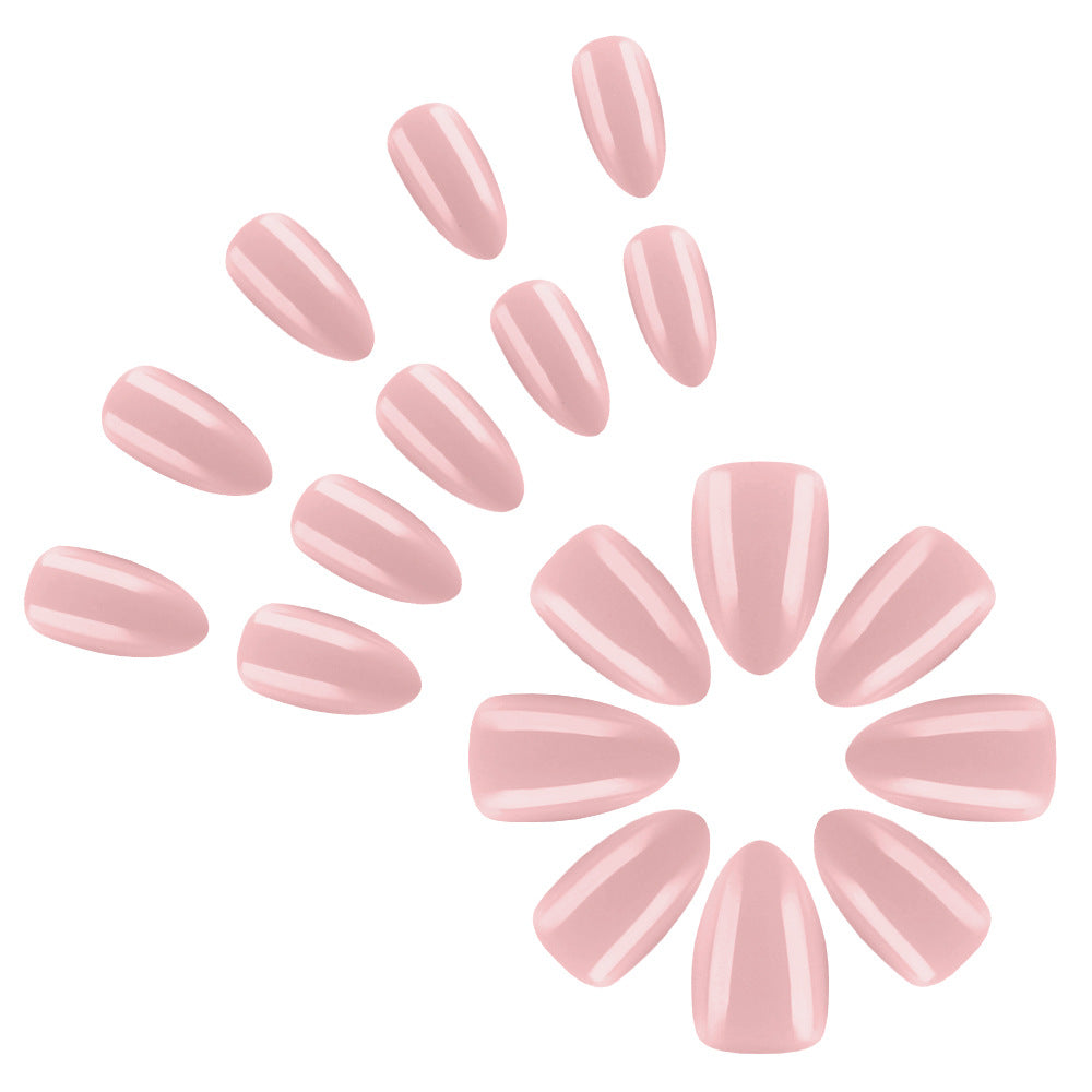 Elegant Almond-Shaped Gel Nail Set Bowlift