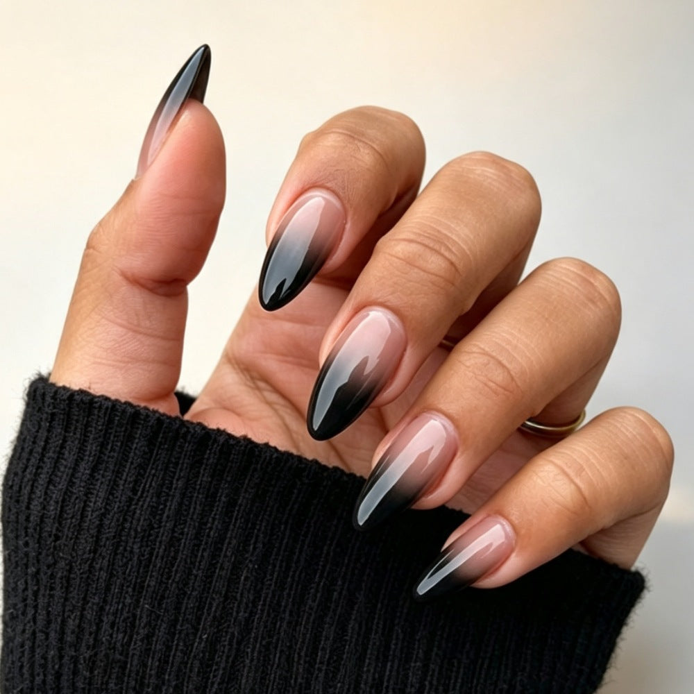 Ombre Pointed Press-On Nails Bowlift