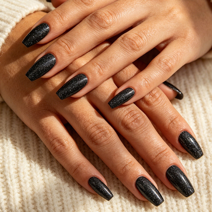 Glamorous Long Coffin Press-On Nails Bowlift