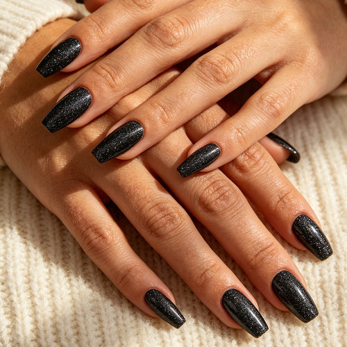Glamorous Long Coffin Press-On Nails Bowlift