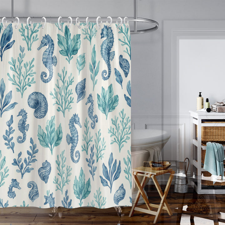 Bath Shower Curtain Bowlift