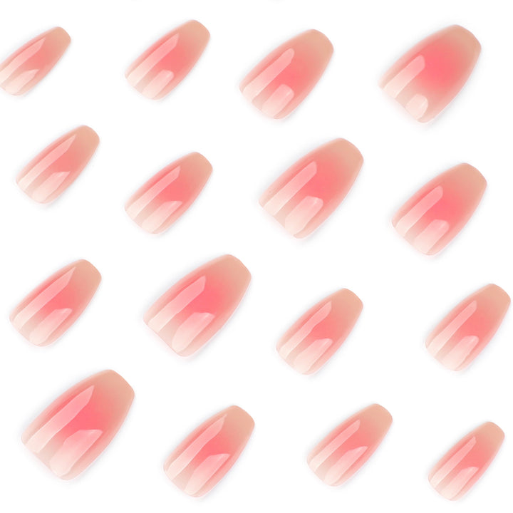 Stylish nail extensions with elegant ombre design Bowlift