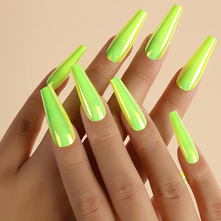 Glossy Artificial Nails Set Bowlift