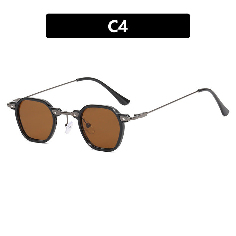 Women's fashionable sunglasses in elegant design with hexagonal frame Bowlift
