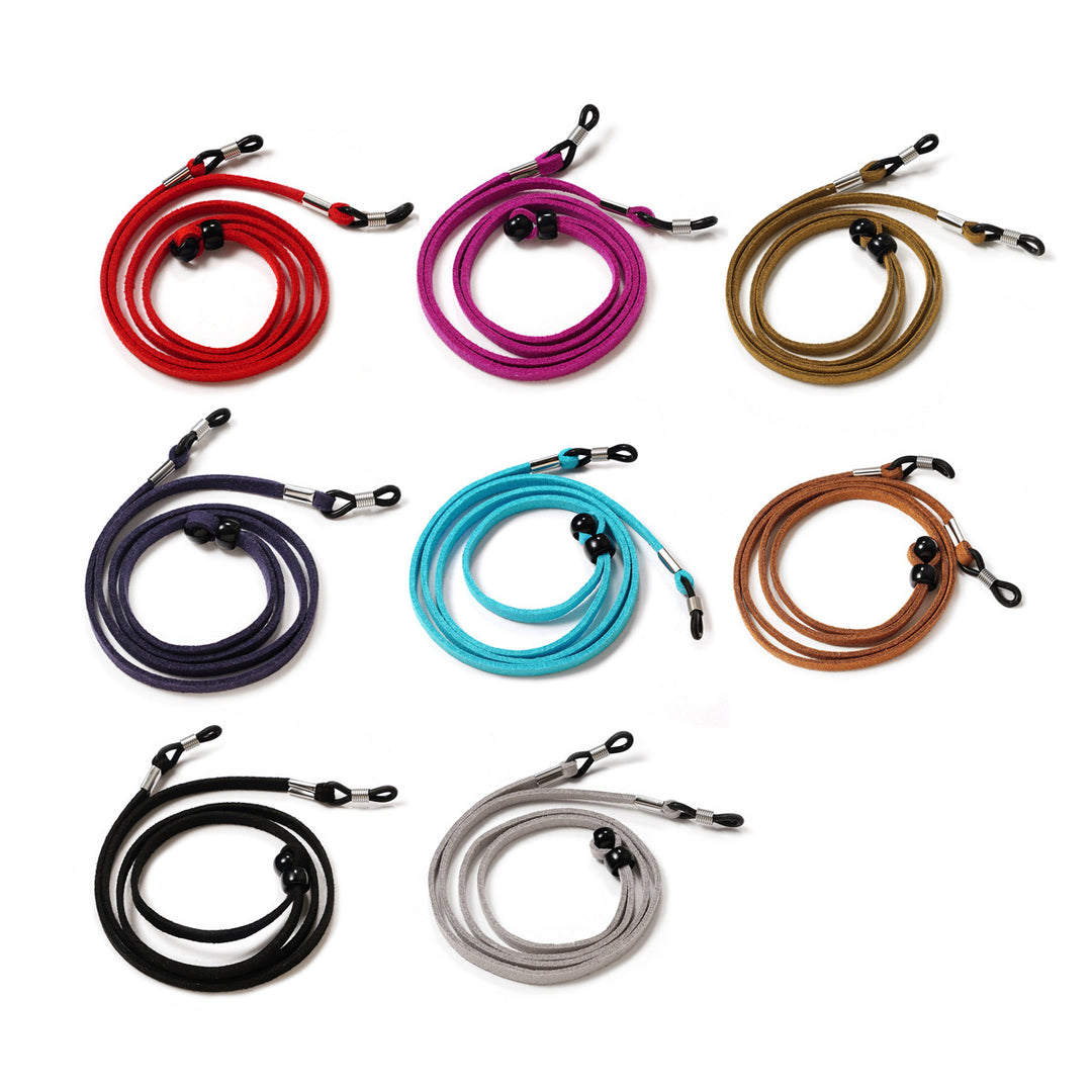 Adjustable Suede Eyewear Strap Bowlift