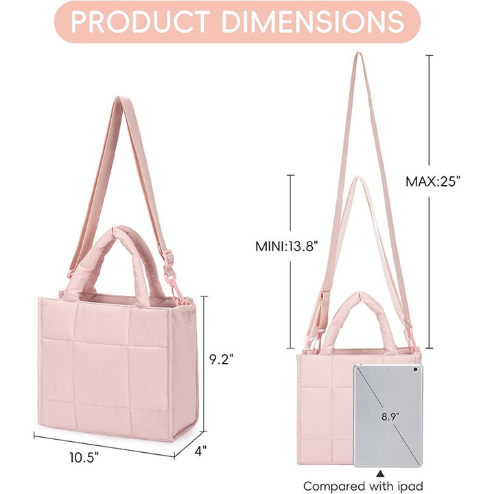 Fashionable Quilted Crossbody Bag Bowlift