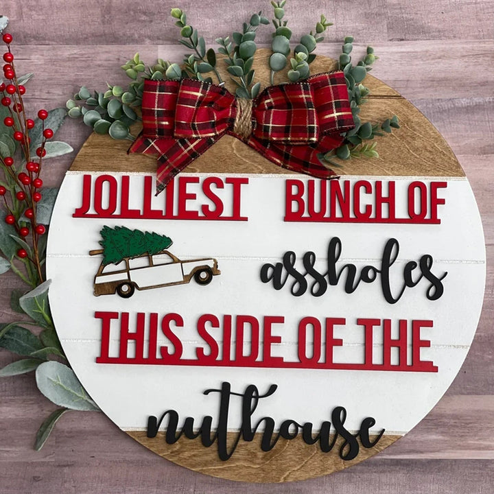 BowLift | Funny Christmas Vacation Theme Door Hanger