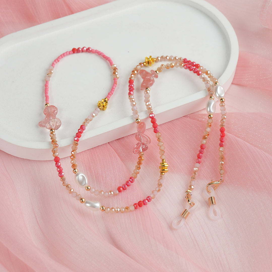 Handcrafted Beaded Eyewear Chain Bowlift