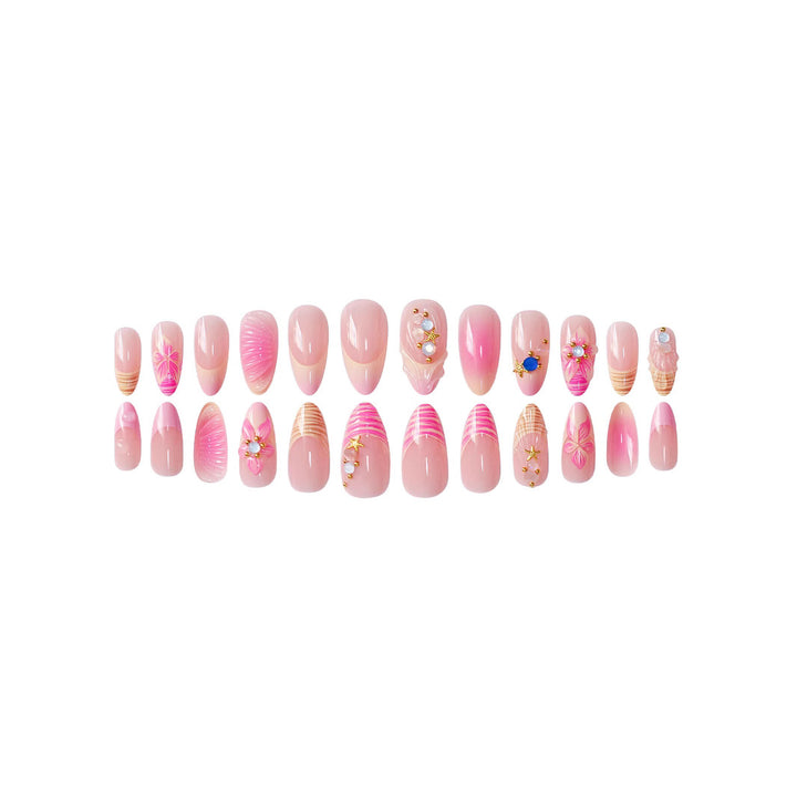 Floral Nail Art Bowlift