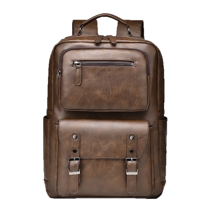 Premium Leather Travel Backpack Bowlift