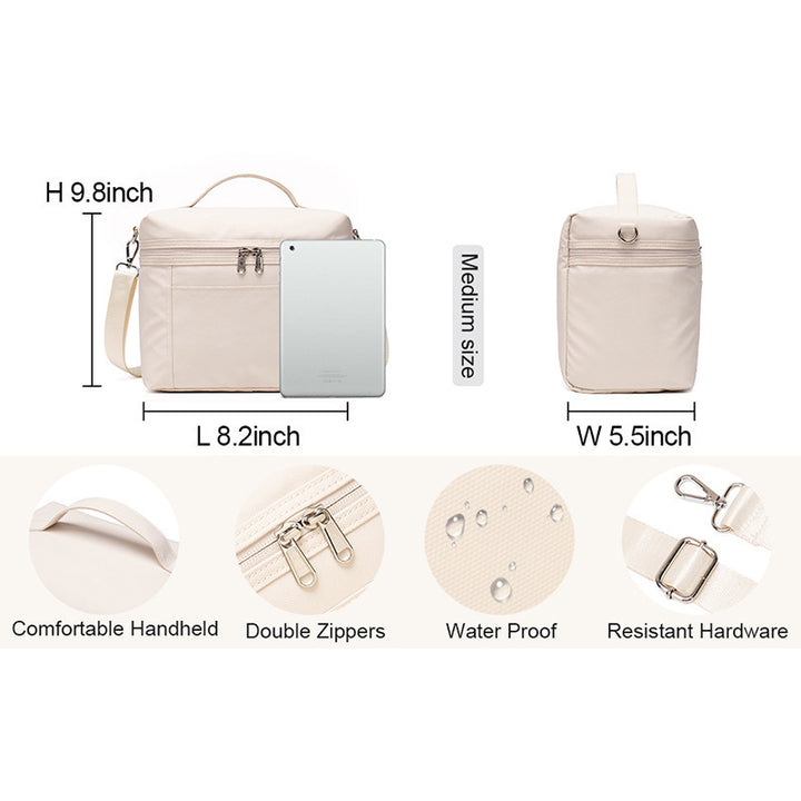 Practical cooler bag with insulating compartments Bowlift