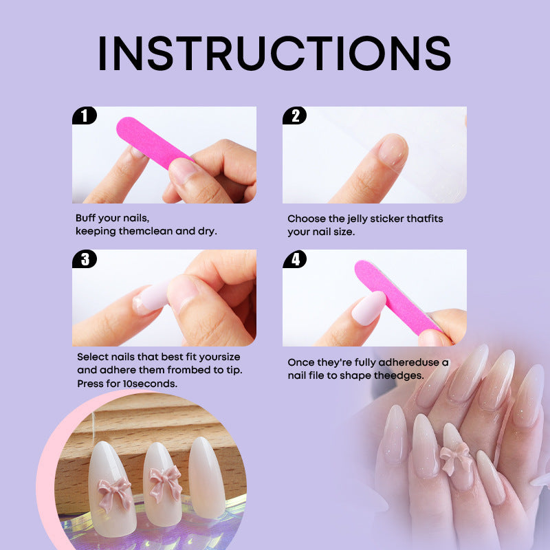 Creative Nail Art Set with Stylish Details Bowlift