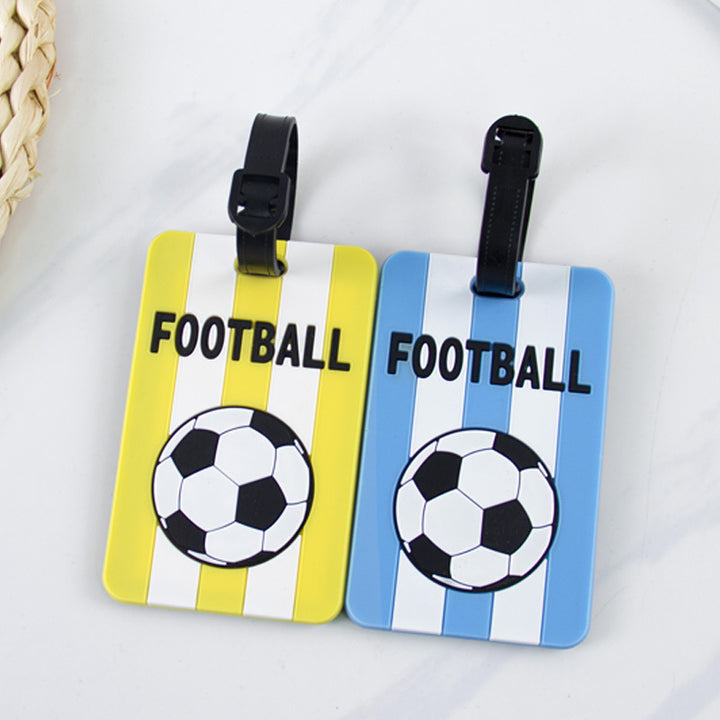 Football-Themed Luggage Tag Bowlift