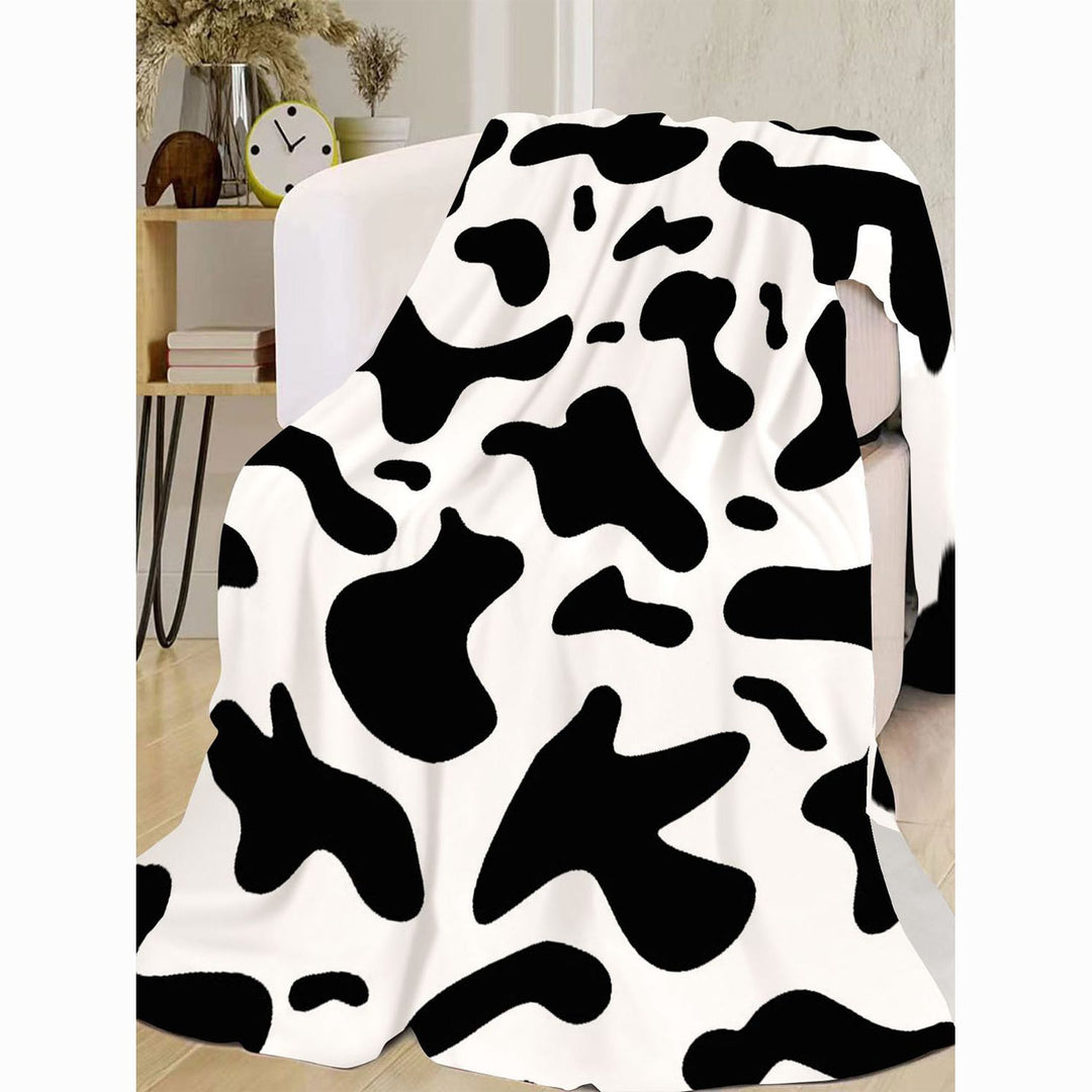 Cozy Animal Print Fleece Throw Blanket