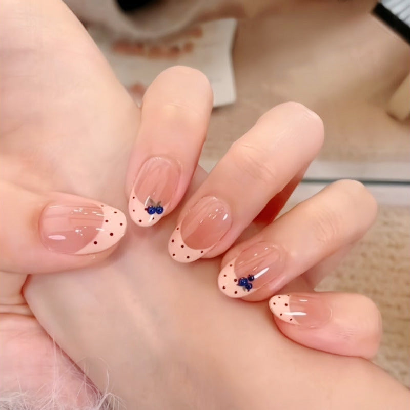 Whimsical Bunny-Themed Press-On Nail Art Set Bowlift
