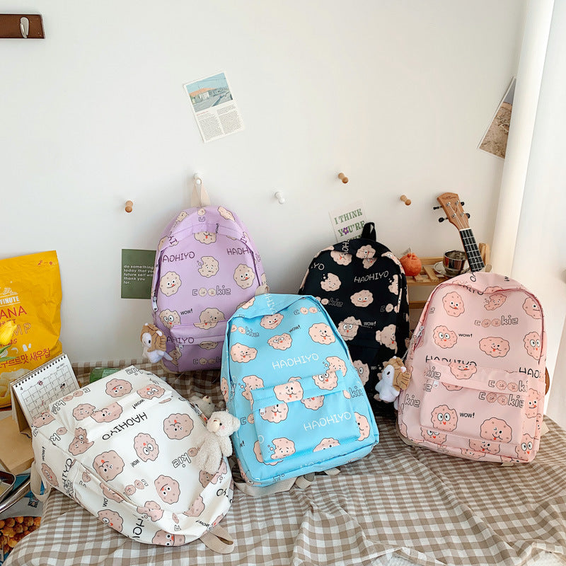 Backpack with Cute Cookie Design Bowlift