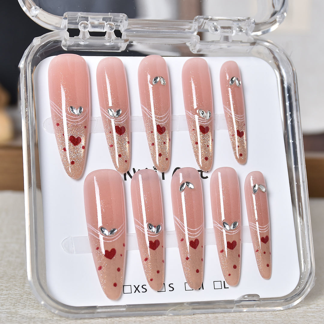 Premium Glamorous Press-On Nail Extensions Bowlift