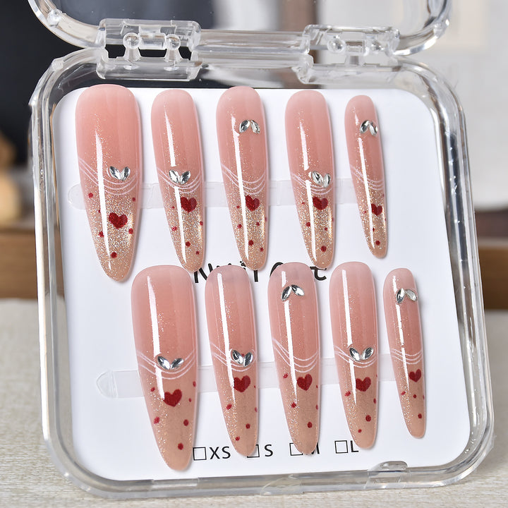 Premium Glamorous Press-On Nail Extensions Bowlift