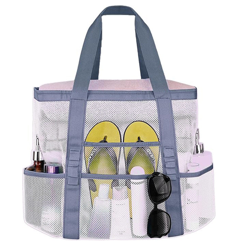 Practical Beach Tote Bag Made of Breathable Mesh Material Bowlift