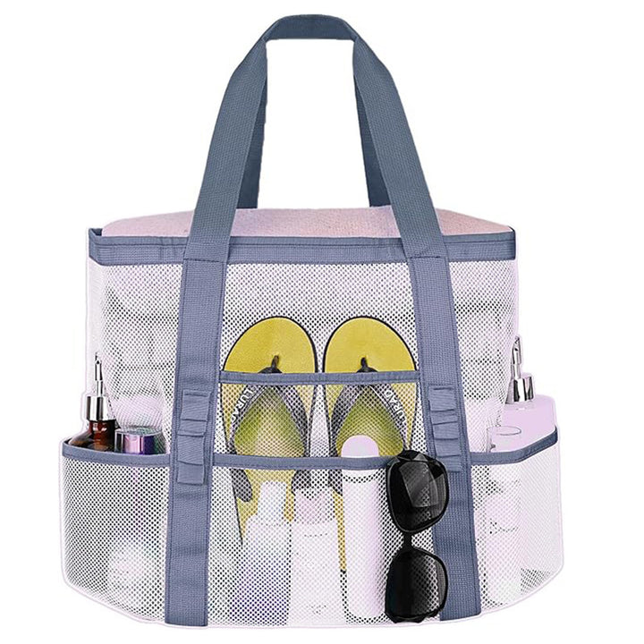 Practical Beach Tote Bag Made of Breathable Mesh Material Bowlift