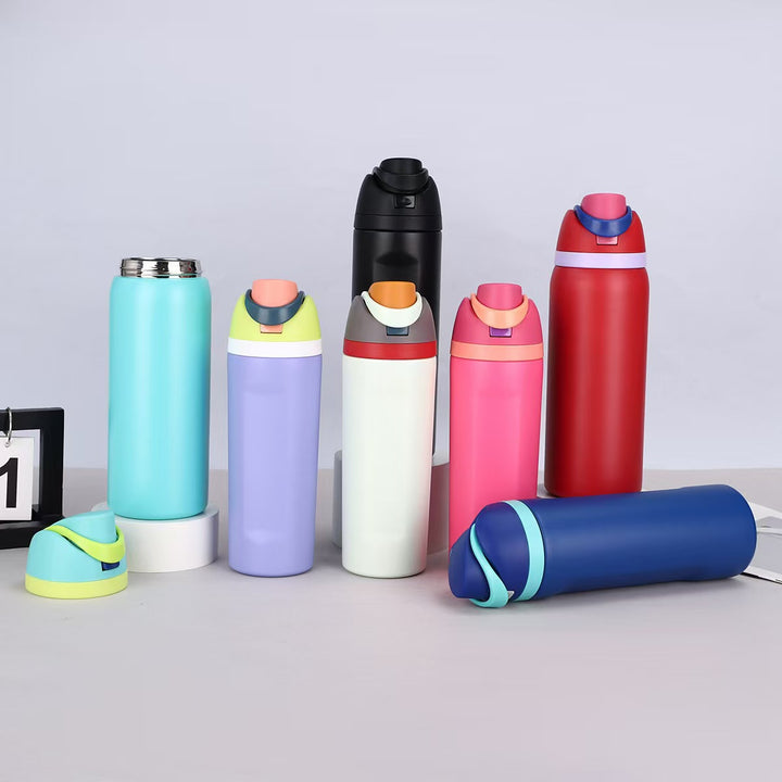 Ladies Sporty Water Bottle with Ergonomic Grip Bowlift