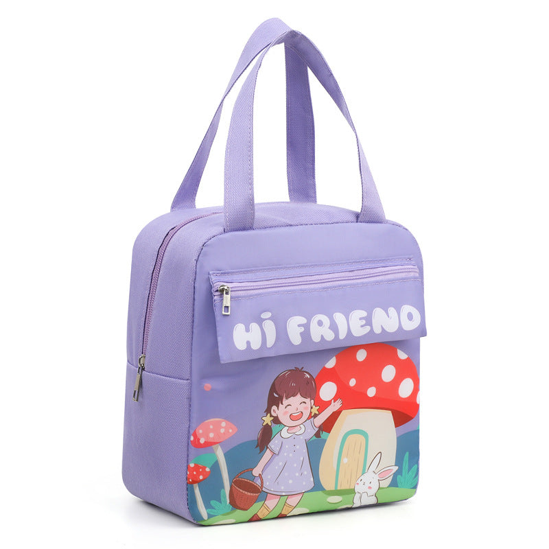 Cartoon-Themed Insulated Lunch Bag Bowlift