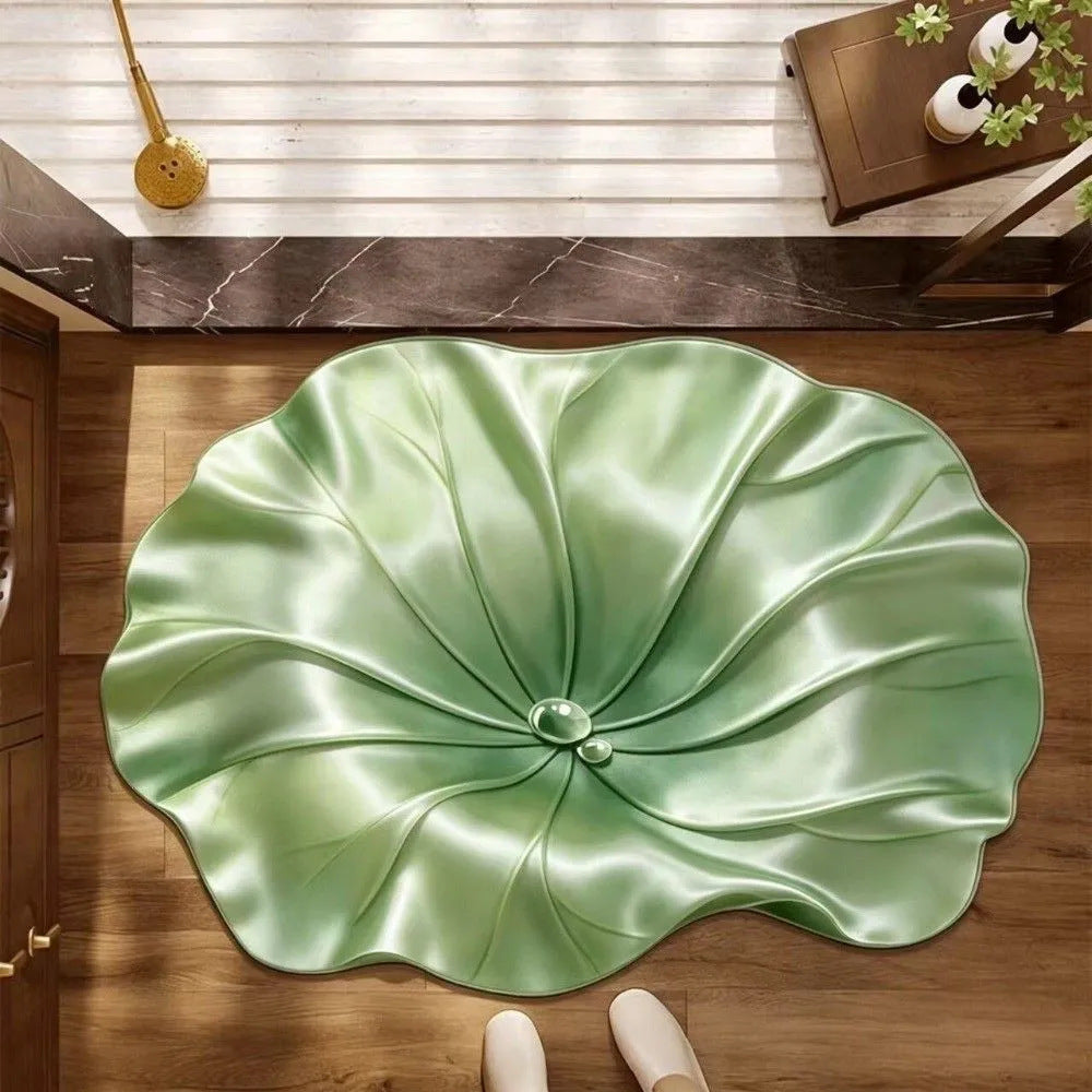 Floral Lotus Shaped Mat Bowlift