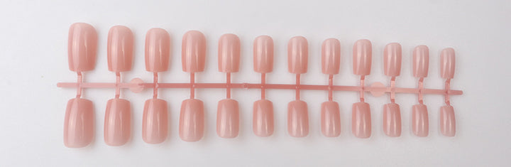 Natural Glossy Press-On Nail Tips Bowlift