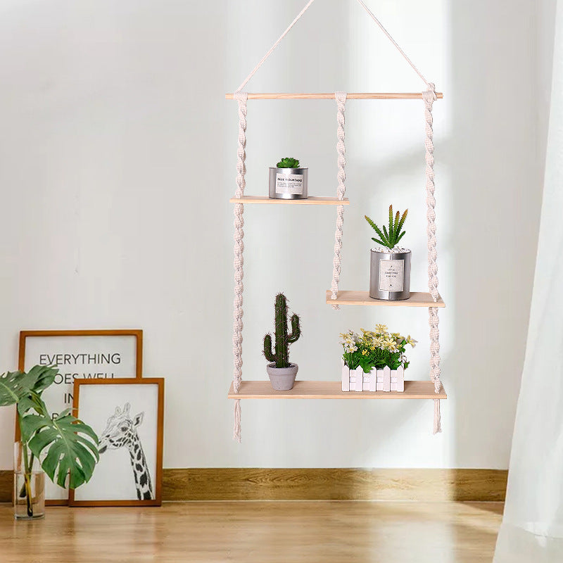 Multi-Tier Hanging Plant Shelf
