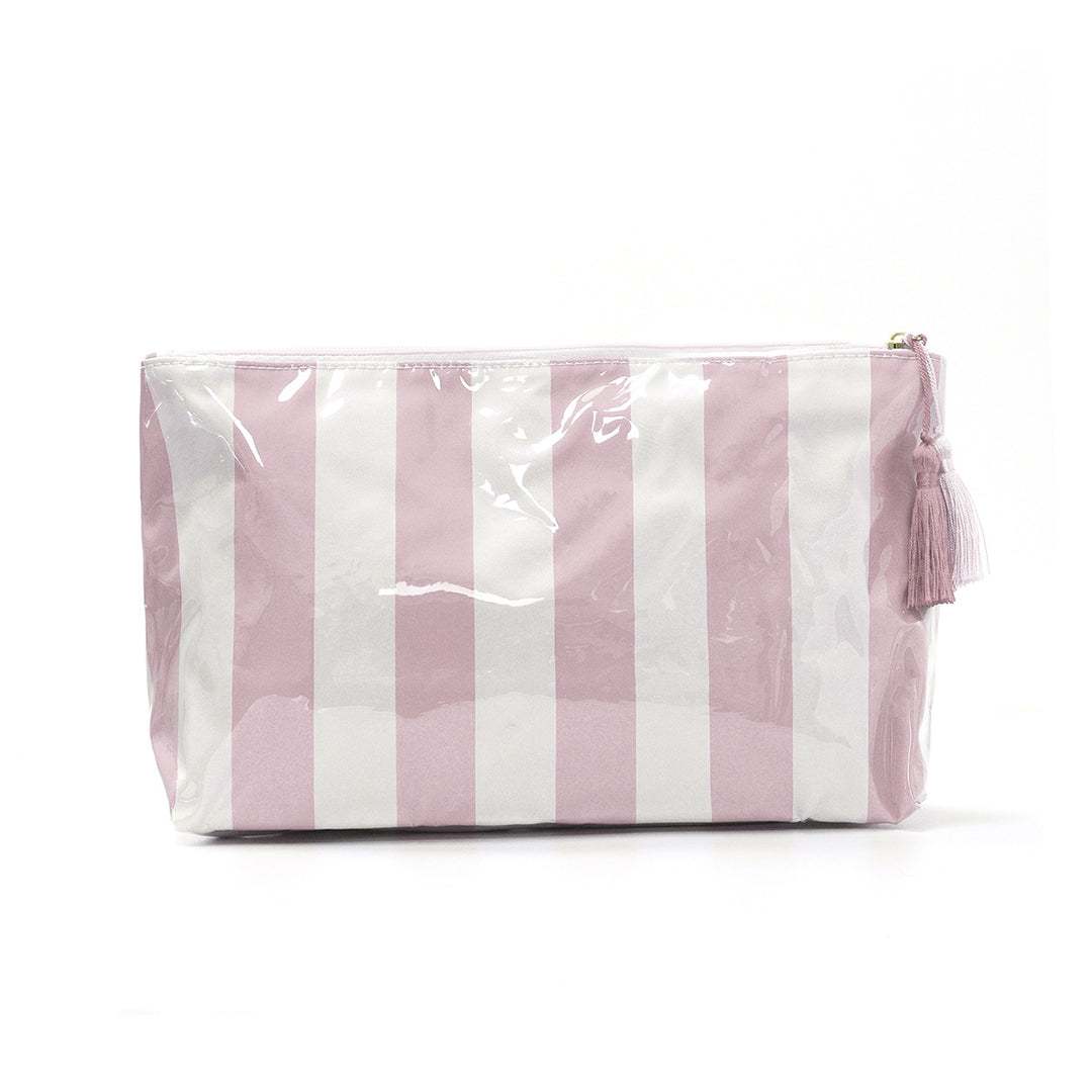 Cosmetic pouch with practical zipper and colorful checkered pattern Bowlift
