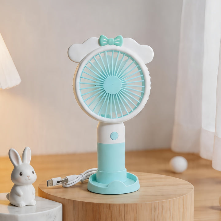 Portable handheld fan for women in cute animal design Bowlift