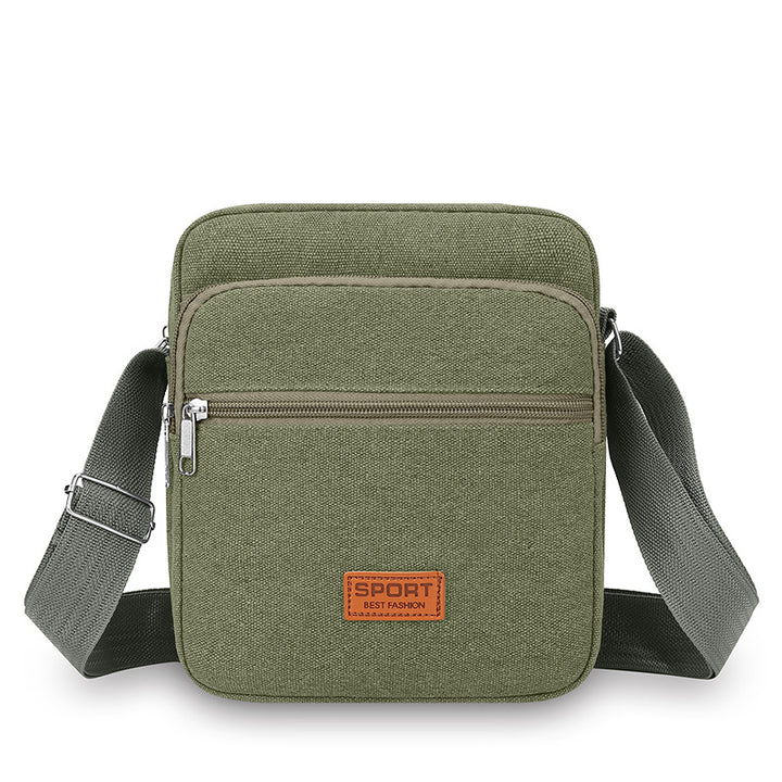 Versatile Canvas Crossbody Bag Bowlift