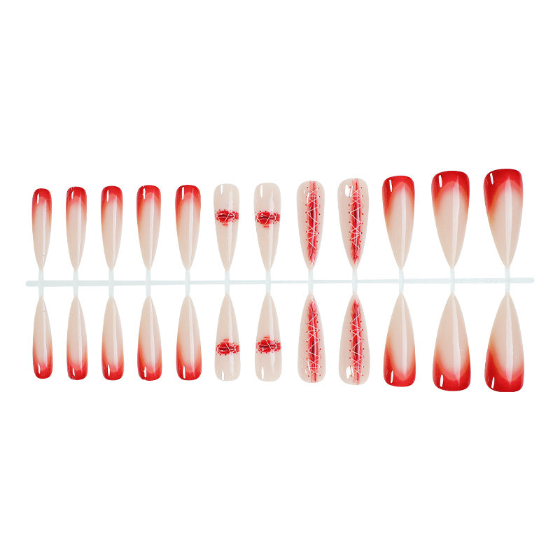Ombre Stiletto Press-On Nail Set Bowlift