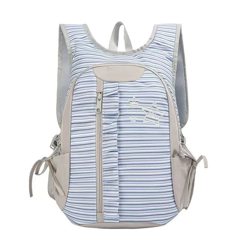 Multi-Pocket Ruffle Design Backpack Bowlift