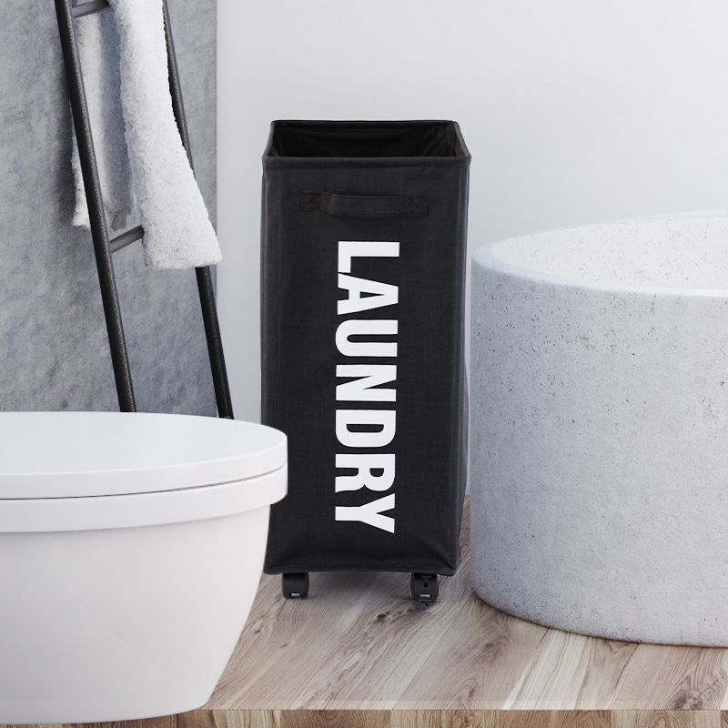 Practical laundry container with wheels Bowlift