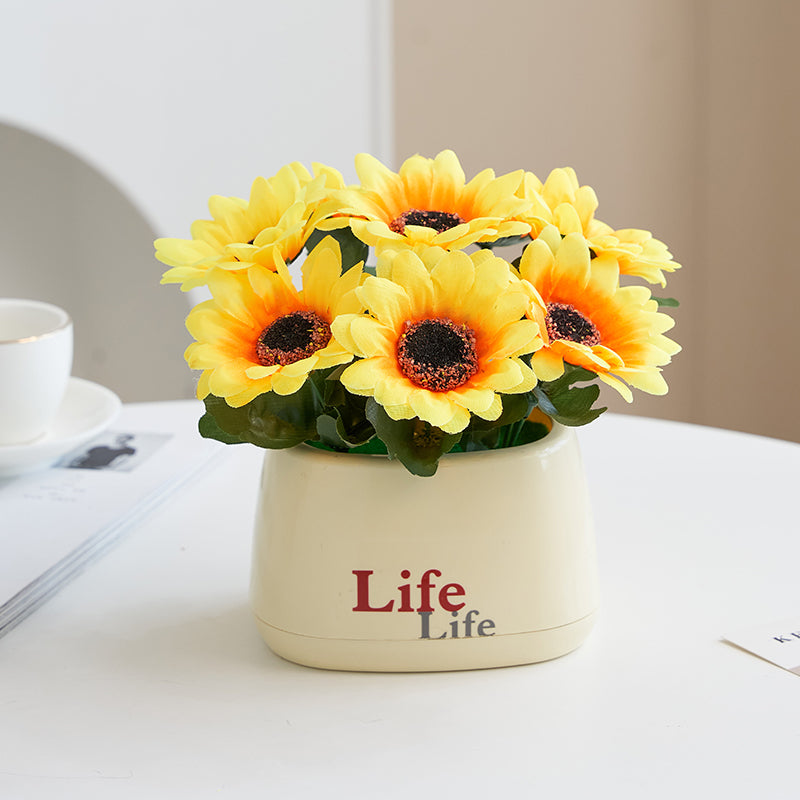 Lifelike Decorative Floral Arrangement