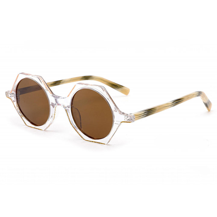Women's fashionable sunglasses in unique hexagonal design Bowlift