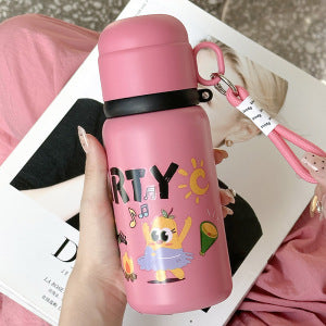 Women's insulated bottle with cheerful polka dot pattern Bowlift