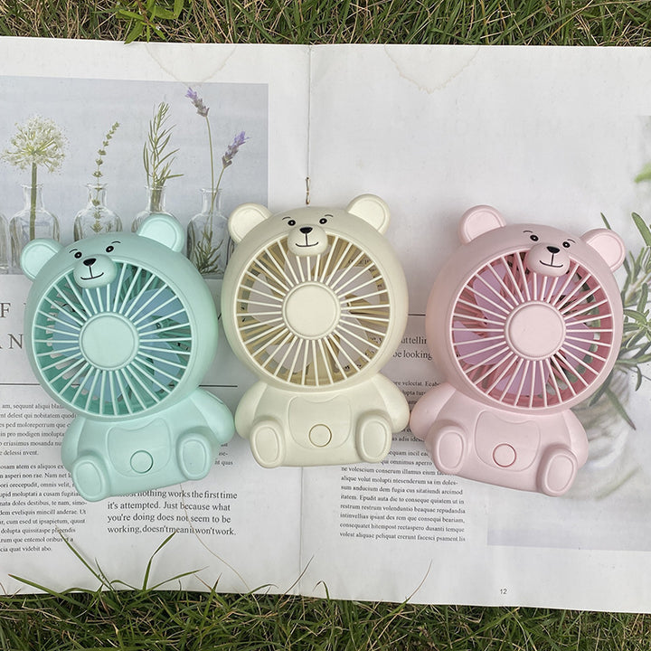 Unisex Cute Bear Fan Bowlift