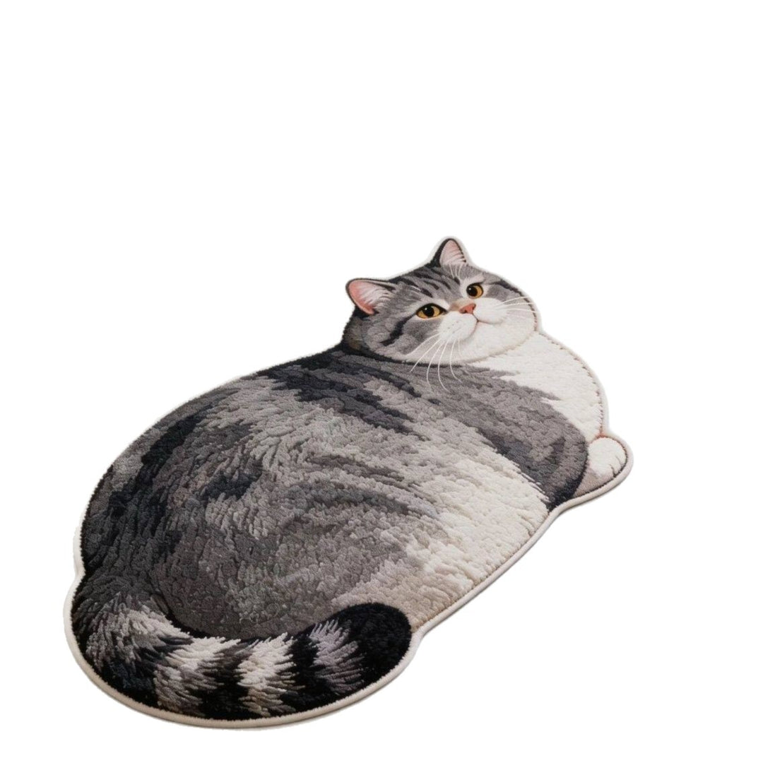 Cat Design Bath Mat Bowlift
